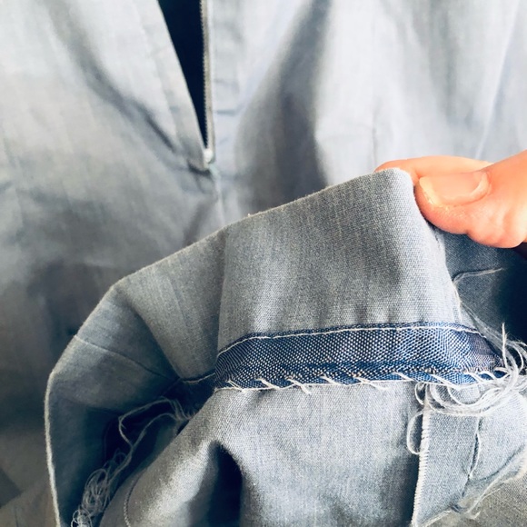 VINTAGE! Muslin Chambray Dress - Picture 15 of 15